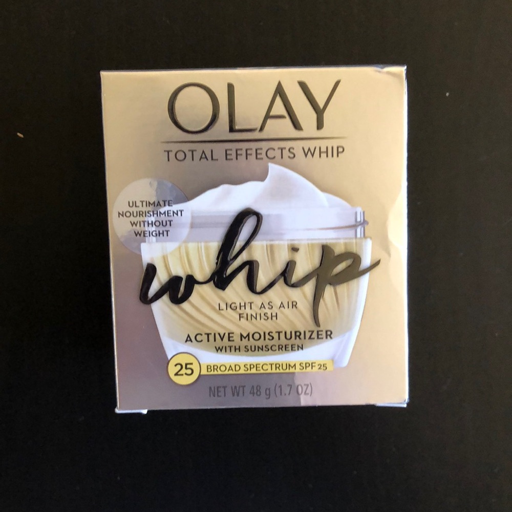Olay whip active moisturizer with sunscreen